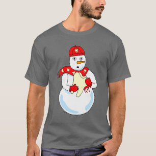 Sneeuwman Tand T-shirt