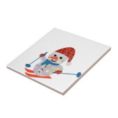 sneeuwman tegeltje (Zijkant)