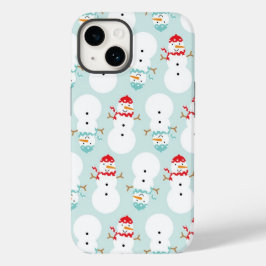 Sneeuwman telefoonhoesje Case-Mate iPhone 14 hoesje