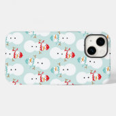 Sneeuwman telefoonhoesje Case-Mate iPhone case (Achterkant (horizontaal))