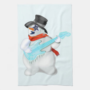 Sneeuwman Theedoek