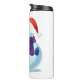 sneeuwman thermosbeker (Geroteerd rechts)