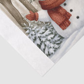 Sneeuwman Tissuepapier (Detail)