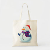 sneeuwman tote bag (Voorkant)