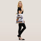 Sneeuwman van Verschrikking Halloween Tote Bag (Op model)