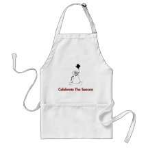 Sneeuwman vier het seizoen