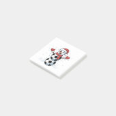 Sneeuwman Voetbal Kerstmis Santa Honkbal Sport Post-it® Notes (Schuin)