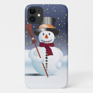 Sneeuwman voor Kerstmis Case-Mate iPhone Case