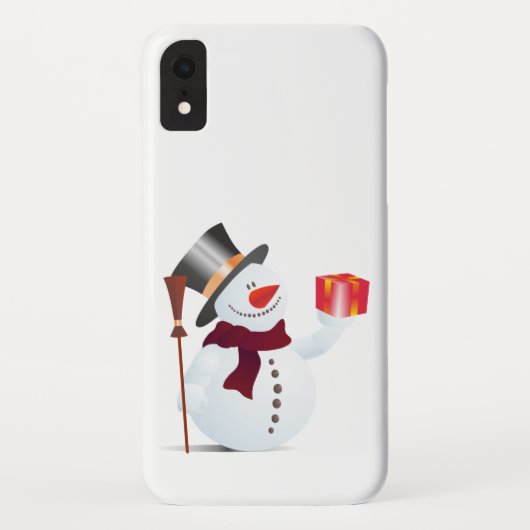Sneeuwman voor Kerstmis Case-Mate iPhone Case (Achterkant)