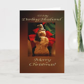 Sneeuwman Vrolijk Kerstfeest - Man Feestdagen Kaart (Voorkant)