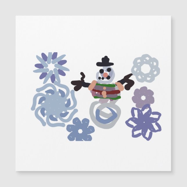 Sneeuwman warm  (Voorkant)