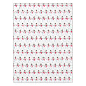 Sneeuwman waterverf Feestelijke Xmas Schattigee wi Tafelkleed (Voorkant)