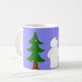 Sneeuwman Wensmaker Koffiemok (Voorkant links)