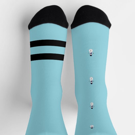 Sneeuwman Winter Crew Sokken Kerstcadeau (Top)