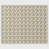 Sneeuwman Winter Dromen Cadeaupapier (Vlak)