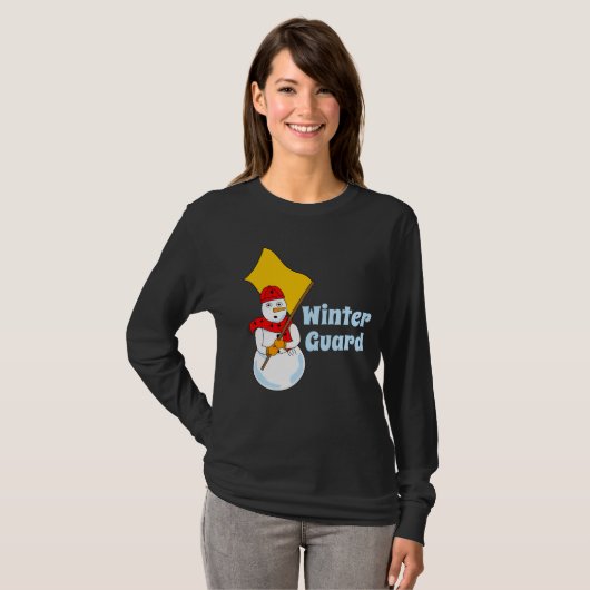 Sneeuwman Winter Guard T-shirt (Voorkant volledig)