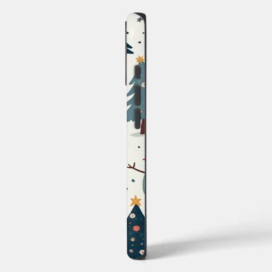 Sneeuwman Winter iPhone hoesjes (Achterkant / Links)