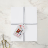 Sneeuwman Winter Kerstman Schattigee Gift Labels Cadeaulabel (Met Touw)