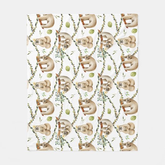 Sneeuwman Winter Wonderland Blanket Fleece Deken (Voorkant)