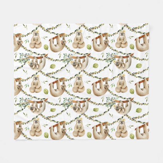 Sneeuwman Winter Wonderland Blanket Fleece Deken (Voorkant (Horizontaal))