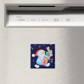Sneeuwmanmagneet voor geschenken magneet (Insitu (Vaatwasser))