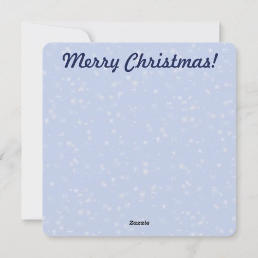 Sneeuwmannen en gloeiende Sneeuwplein Vakantie Kaa Feestdagenkaart (Achterkant)