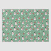 Sneeuwmannen en kerstversieringen tissuepapier (Voorkant)