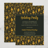 Sneeuwmannen en Sneeuwvlokken Vakantie Feest Uitno Kaart (Voorkant / Achterkant)