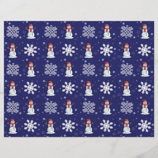 Sneeuwmannen Flyer (Voorkant)