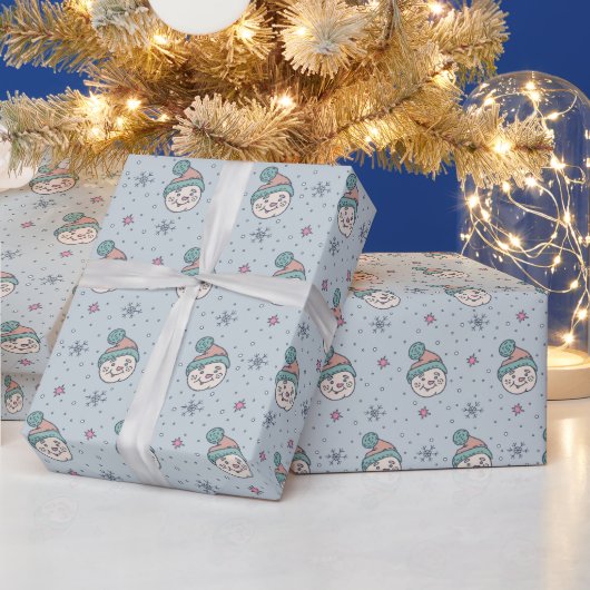 Sneeuwmannen Inpakpapier (Feestdagen)