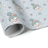 Sneeuwmannen Inpakpapier (Rol Hoek)