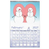SNEEUWMANNEN JAAR 'RONDE KALENDER (Feb 2027)