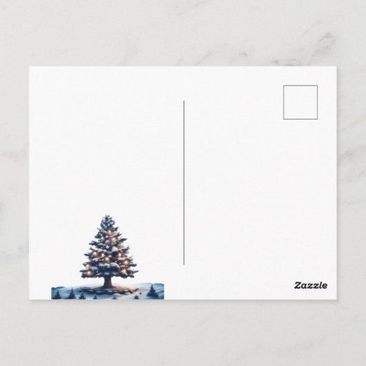 Sneeuwmannen juichen en toasten op Kerstmis Briefkaart (Achterkant)