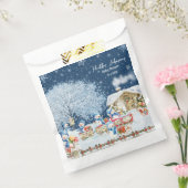 Sneeuwmannen Kerst Baby shower Bedankzakje (Gezegeld)