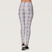 Sneeuwmannen Met Snoepstokken Leggings (Achterkant)