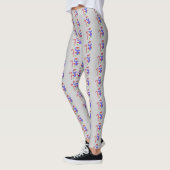 Sneeuwmannen Met Snoepstokken Leggings (Links)
