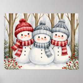 Sneeuwmannen Poster