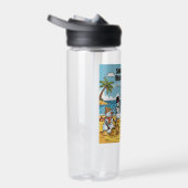 Sneeuwmannen Strandfeest Waterfles (Rechts)