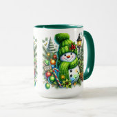 Sneeuwmannen voor de Feestdagen Mok (Voorkant rechts)