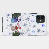 Sneeuwmannen Winter Joy Case-Mate iPhone Case (Achterkant (horizontaal))