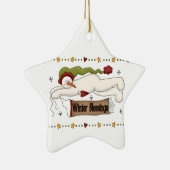 Sneeuwmannen Winter Zegeningen Vakantie Ornament (Rechts)