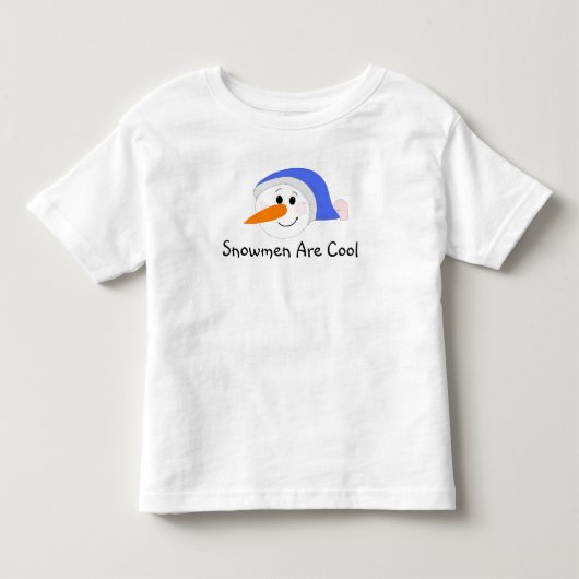 Sneeuwmannen zijn Cool Kinder Shirts (Voorkant)