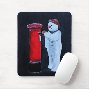 Sneeuwmannenbrief aan Sinterklaas Schilderij door  Muismat