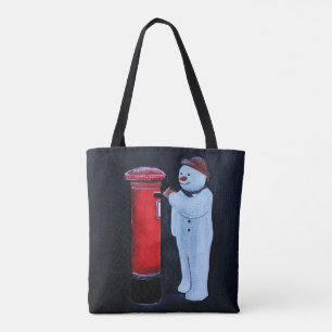 Sneeuwmannenbrief aan Sinterklaas Schilderij van A Tote Bag