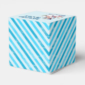 Sneeuwmannenkussens Kerstcadeau ondeugende elf Bedankdoosjes (Achterkant)