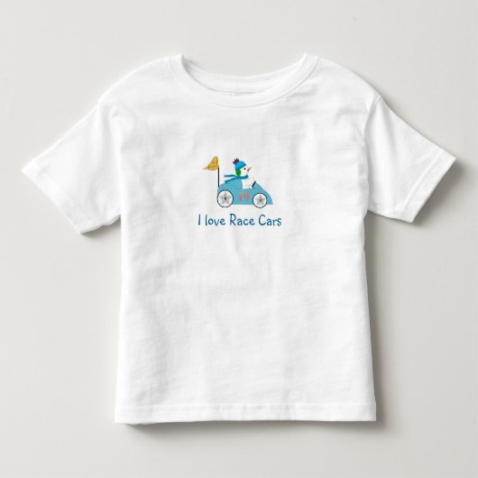 Sneeuwmannetje raceauto bestuurder kinder shirts (Voorkant)