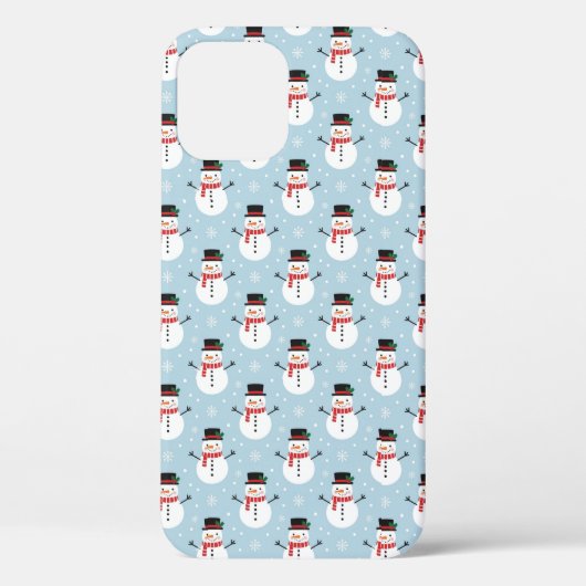Sneeuwmanpatroon Case-Mate iPhone Case (Achterkant)