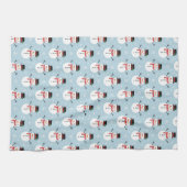 Sneeuwmanpatroon Theedoek (Horizontaal)