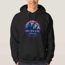 Sneeuwmassa Colorado Aspen rotsachtige bergen Skië Hoodie