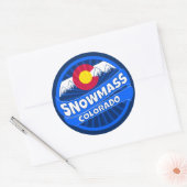 Sneeuwmassa Colorado berg burst sticker (Envelop)